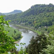 Blick zur Elbe