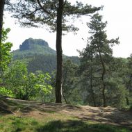 Blick vom Malerweg zum Lilienstein