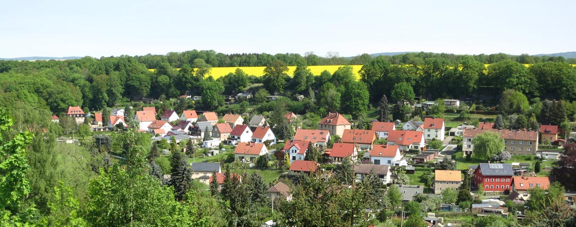 Blick über Naundorf